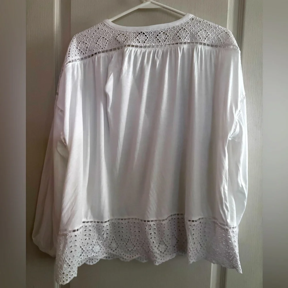 LOFT Ivory Accent Top - Picture 2 of 3